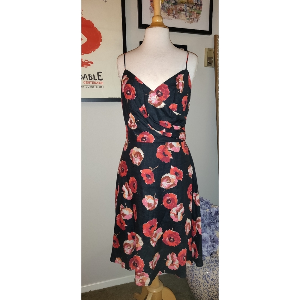 Adorable Floral Linen Spaghetti Mini
